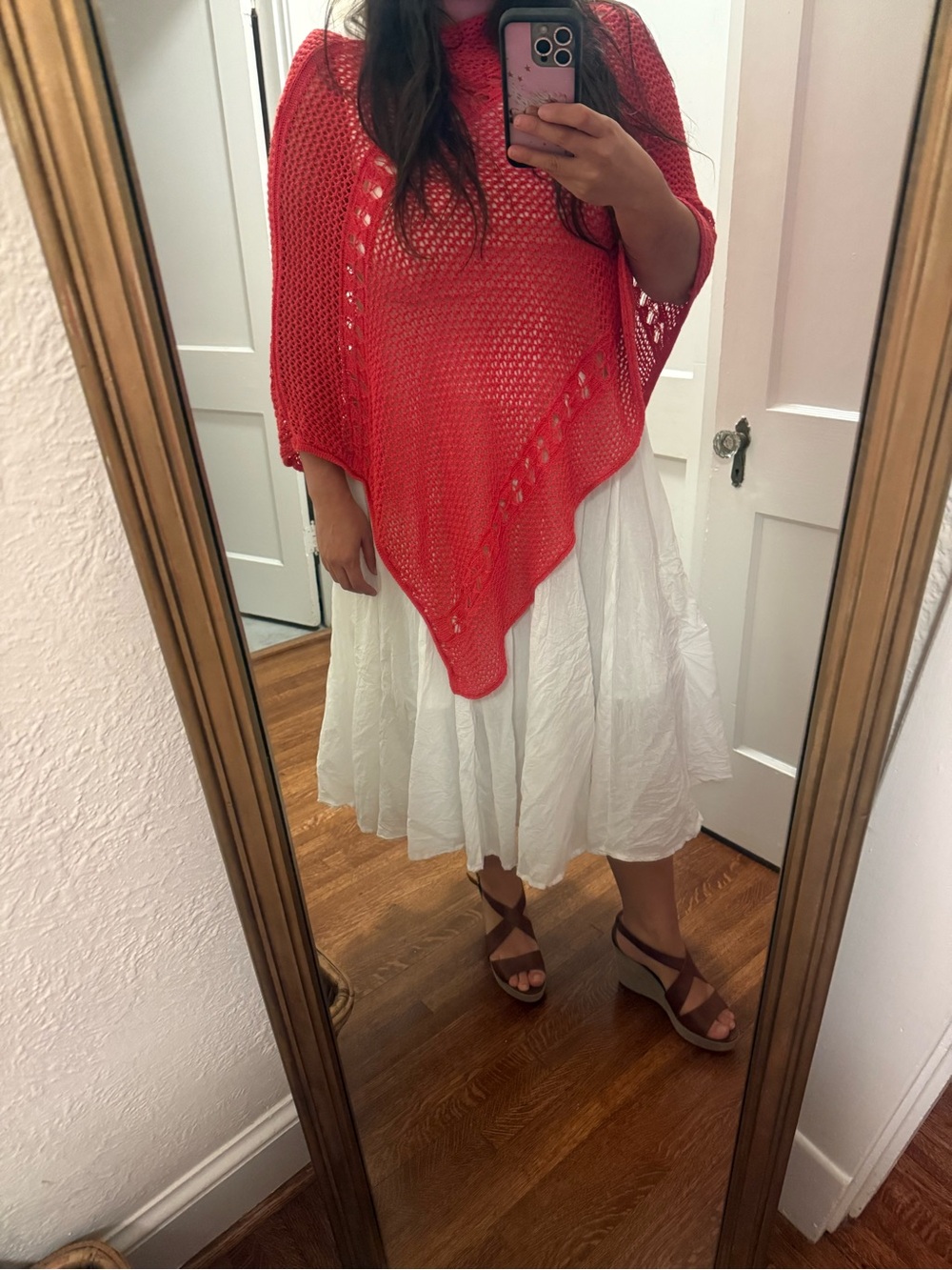 Chico's Open-Knit Poncho